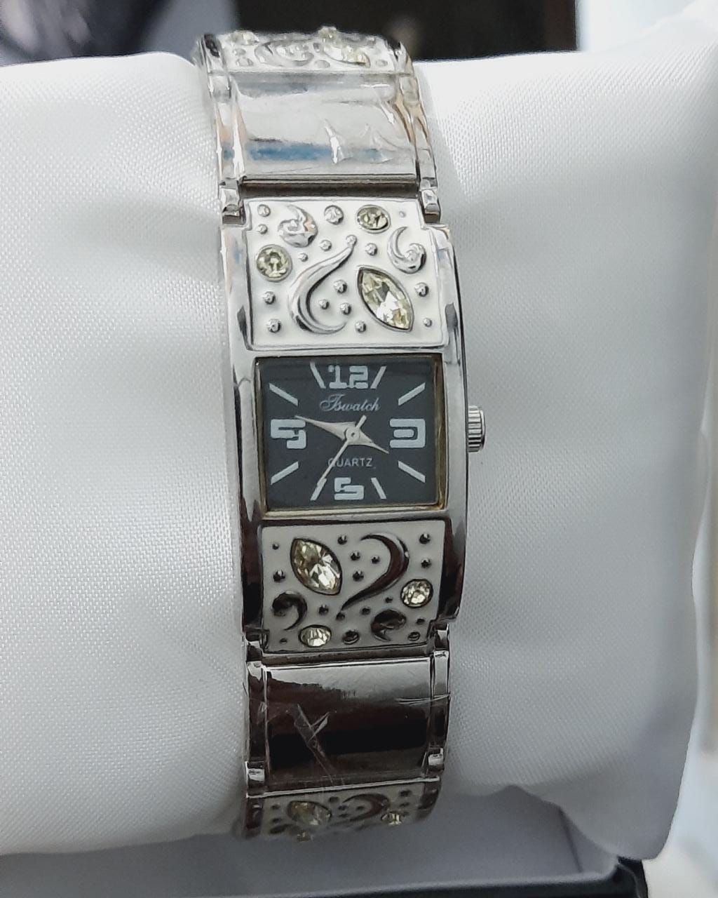 	 Jam Tangan Wanita Rantai/Jam Tangan Wanita Rantai Mini Permata 	