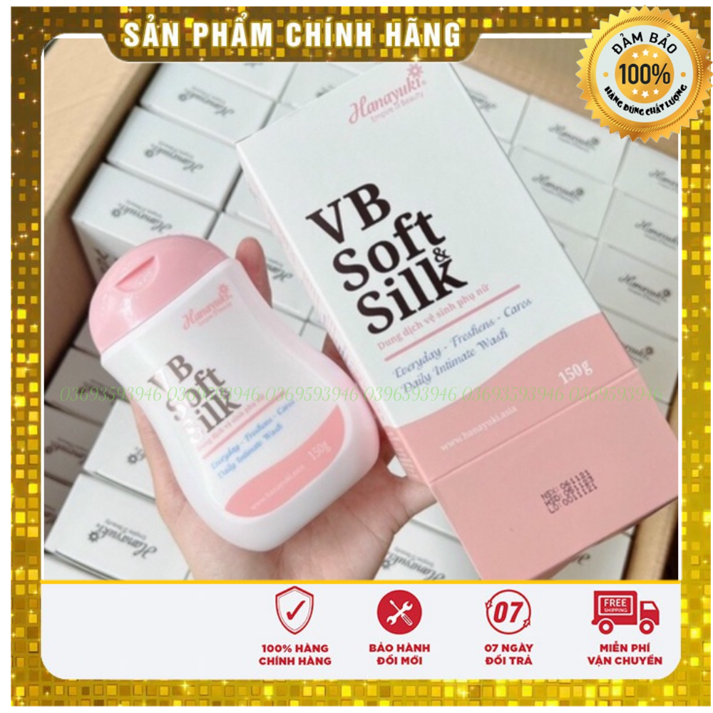 Dung dịch vệ sinh vb hanayuki vb soft silk màu hồng