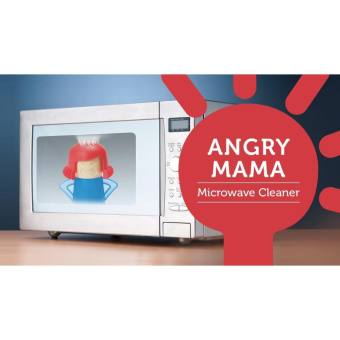 Búp Bê Angry Mama Phun Hơi Nước Vệ Sinh Lò Vi Sóng - Màu Xanh Tóc Đỏ