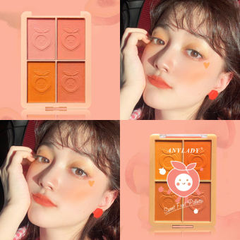 Phấn Má Hồng Gốm Vitality Blush Tone Màu Phấn má 4 ô Má hồng siêu xinh