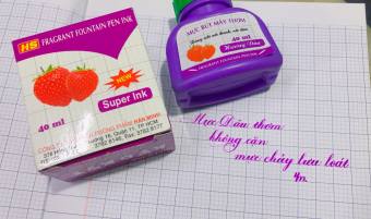 Mực hương dâu màu tím