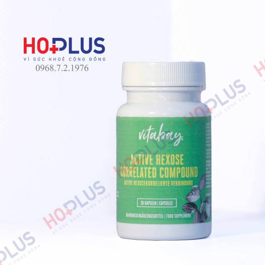 Viên uống AHCC Vitabay mẫu mới 500mg, 30 viên xuất xứ từ Đức giúp tăng hệ miễn dịch, tiêu diệt HPV khỏi cơ thể - Hoplus