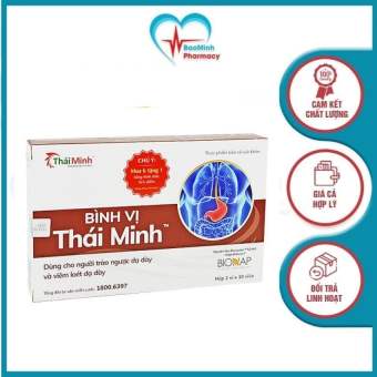 Bình Vị Thái Minh, GIải Pháp Hữu Hiệu Cho Người Trào Ngược Dạ Dày, Cải Thiện Tình Trạng Viêm Loét Dạ Dày, Nguồn Gốc Thiên Nhiên