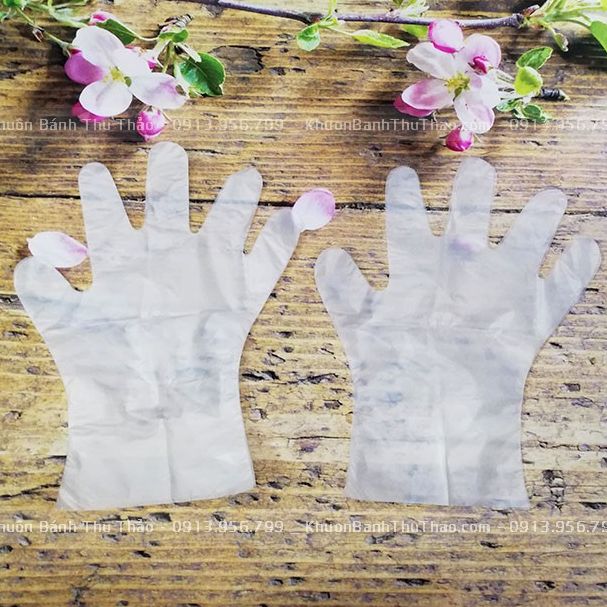 [100 gram] Bao Tay Nilon Bao Tay Xốp Dùng 1 Lần Tiện Lợi