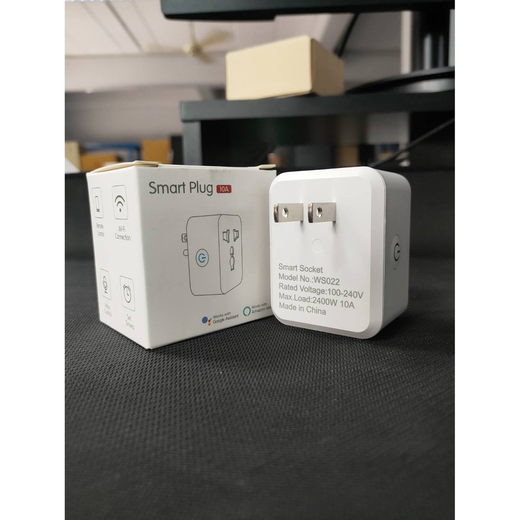 เกี่ยวกับสินค้า Universal Wifi Smart Plug วัดกระแสได้ ปลั๊กไฟอัจฉริยะ สามารถสั่งงานด้วยเสียงผ่าน Google Home ได้