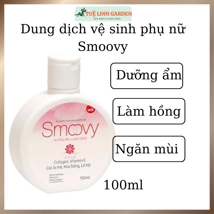 SMOOVY Dung dịch vệ sinh phụ nữ dưỡng ẩm làm hồng 150ml