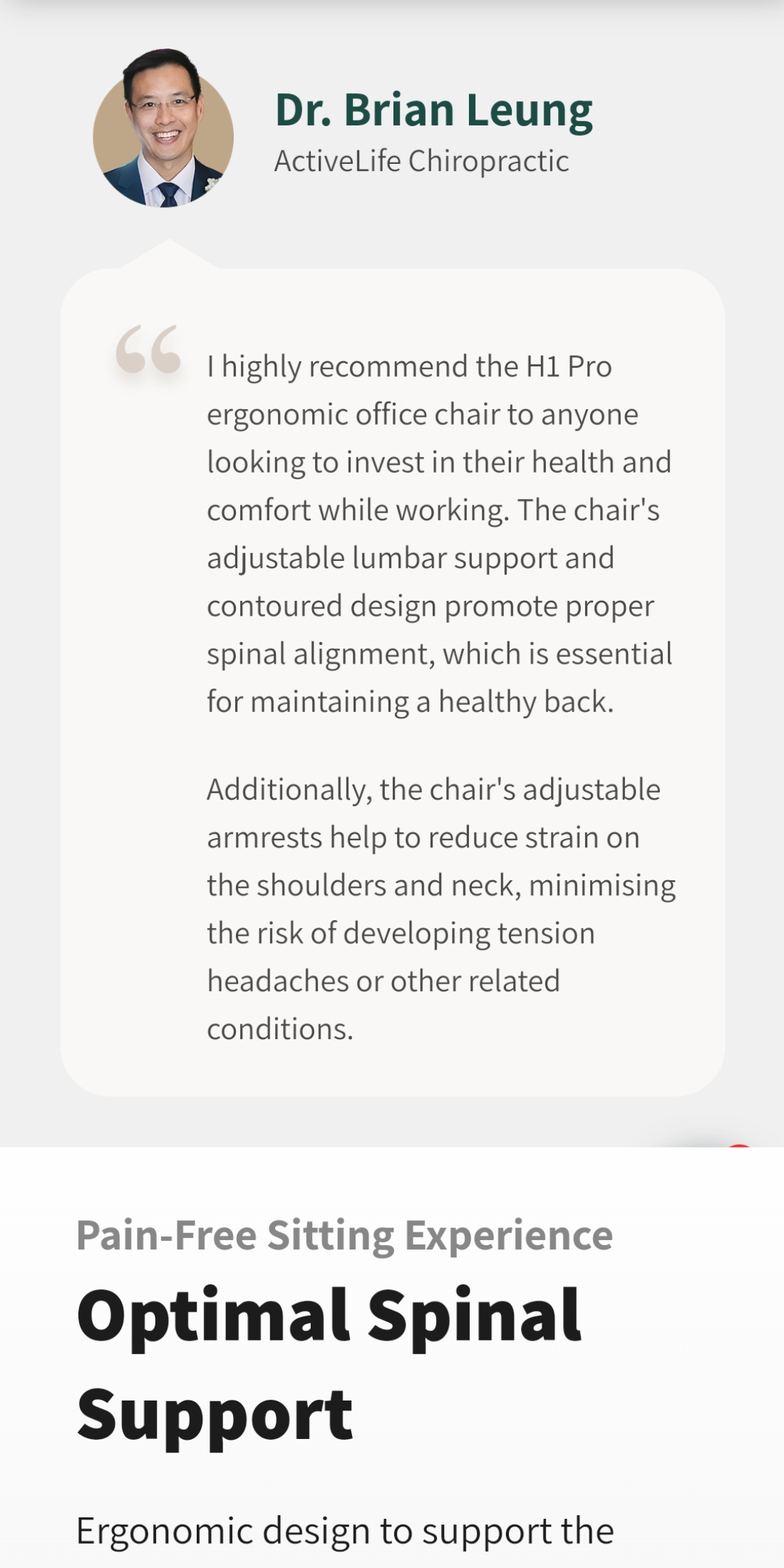 เก้าอี้สำนักงาน Hinomi H1Pro Ergonomic พับได้ พร้อมที่วางขาและที่วางแขนพับเก็บ | เก้าอี้เกมมิ่งตาข่าย