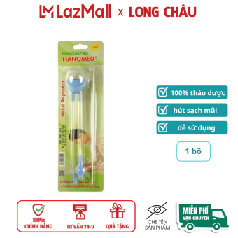 Dụng cụ hút mũi HANOMED hút sạch đờm cho bé , giảm đau sung mũi họng