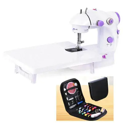 Sewing Machine with SG 3-pin plug and foot pedal and accessories (4)