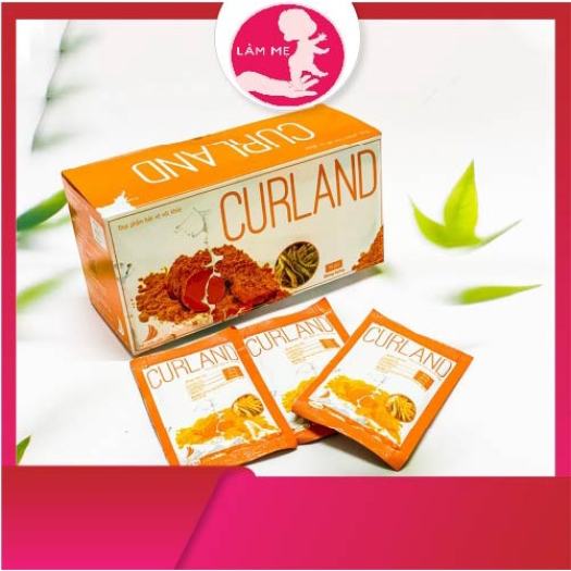 Bột pha uống CURLAND, bột pha uống sau sinh hỗ trợ lấy lại vóc dáng, mau lành vết thương, bồi bổ cơ thể - hộp 28 gói