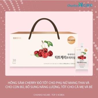 Hồng sâm nước ép cherry đỏ Chunho Ncare dinh dưỡng tốt lành