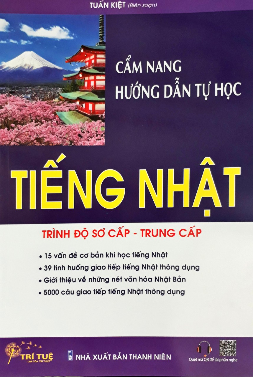 Sách - Cẩm nang hướng dẫn tự học tiếng Nhật trình độ sơ cấp - trung cấp