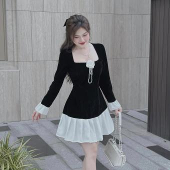 Áo khoác bomber nữ chất dạ chữ C hàng 2 lớp