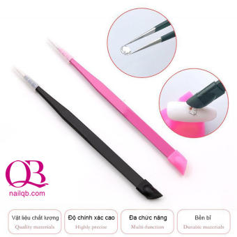 Nhíp gắp đá nhíp gắp sticker 2 đầu đa chức năng nhíp thẳng