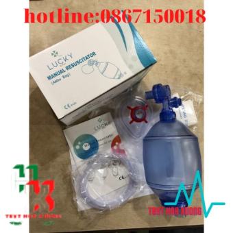 Bóng Bóp Ambu Cấp Cứu Oxy Tập Thở [Người Lớn, Trẻ Em]