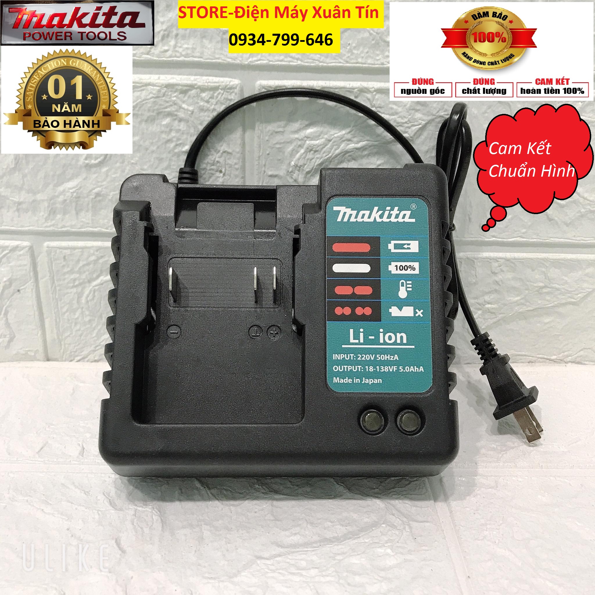 Sạc nhanh Adapter MAKITA 18vol-72v-118-126v-198v....