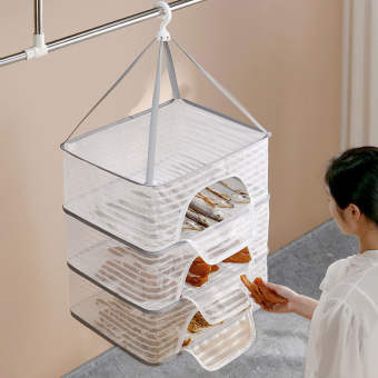 ❤️ Hàng Sẵn Có❤️Lồng Phơi Khô Gấp Gọn Lưới Đánh Cá Giá Phơi Khô Gia Dụng Lưới Đánh Cá Giá Phơi Khô Đồ Khô Dụng Cụ Sấy Khô Rau Củ Lưới Đánh Cá