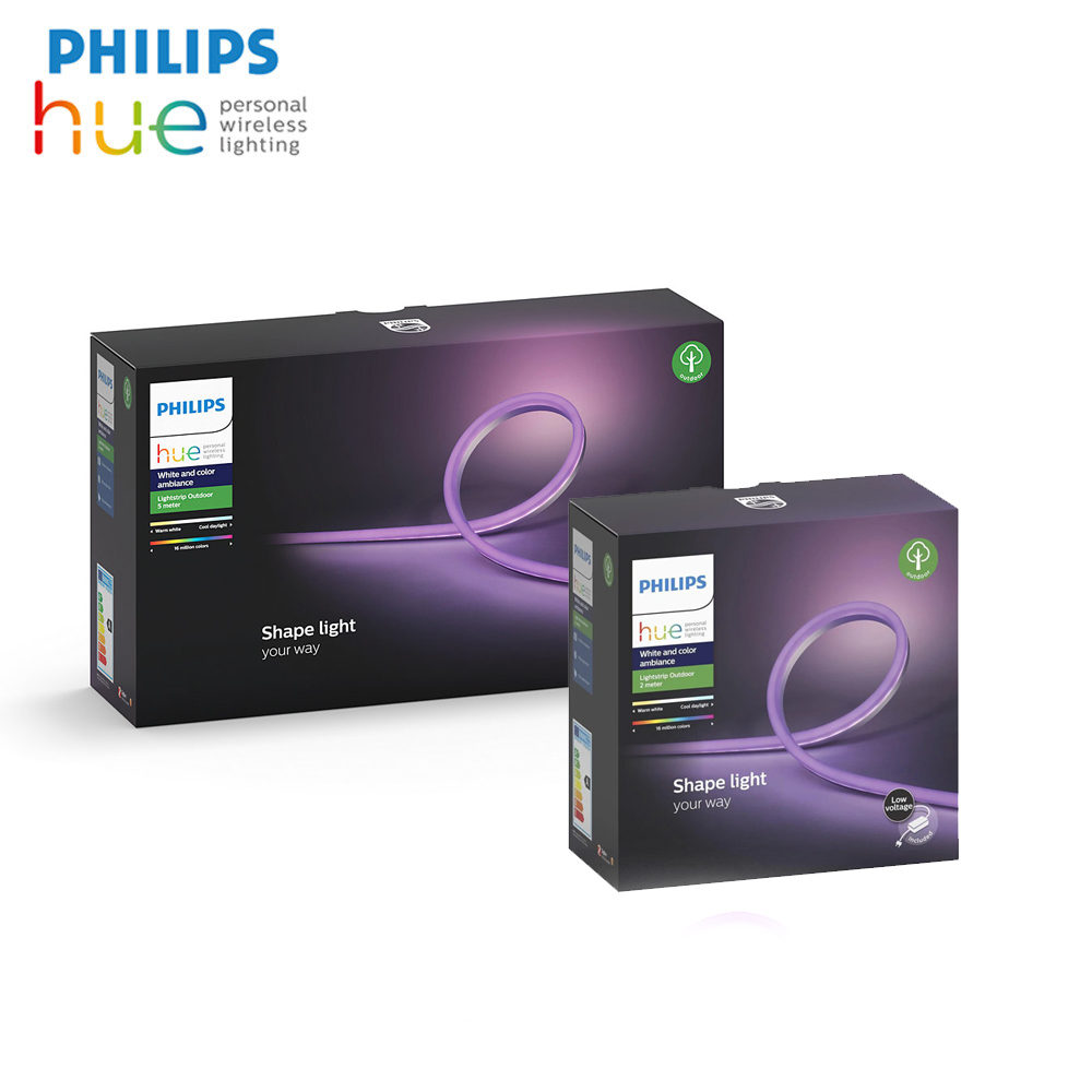Philips Hue White and Color ambiance Smart Outdoor Lightstrip(Voice Compatible with Amazon Alexa, Apple Homekit, and Google Home) รับประกันสินค้า 1 ปี By Mac Modern ราคา 7,129 บาท*ส่งฟรี