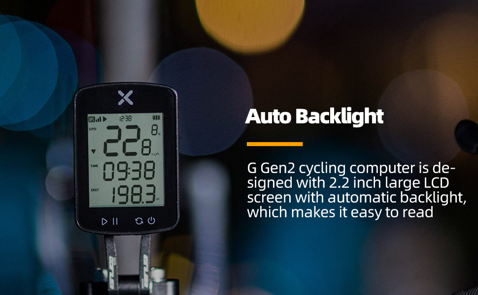 <h3 class="" data-path-to-node="5"><b data-path-to-node="5" data-index-in-node="0">Key Features</b></h3> <ul data-path-to-node="6"> <li> <p data-path-to-node="6,0,0"><b class="animating" data-path-to-node="6,0,0" data-index-in-node="0"><span class="citation-15">Enhanced 2.2-inch LCD Display:</span></b><span class="citation-15"> 22% larger than the 1st Gen, featuring an </span><b class="" data-path-to-node="6,0,0" data-index-in-node="73"><span class="citation-15">auto-backlight</span></b><span class="citation-15 citation-end-15"> and anti-glare coating for perfect readability in direct sunlight or night rides.</span></p> </li> <li> <p data-path-to-node="6,1,0"><b class="" data-path-to-node="6,1,0" data-index-in-node="0">Quad-Satellite System:</b><span class="citation-14"> Uses GPS, Beidou, GLONASS, and Galileo for </span><b class="animating" data-path-to-node="6,1,0" data-index-in-node="66"><span class="citation-14">lightning-fast positioning</span></b><span class="citation-14 citation-end-14"> and stable tracking even in dense tree cover or urban areas.</span></p> </li> <li> <p data-path-to-node="6,2,0"><b class="animating" data-path-to-node="6,2,0" data-index-in-node="0"><span class="citation-13">28-Hour Battery Life:</span></b><span class="citation-13 animating"> Equipped with a 500mAh battery and a modern </span><b class="animating" data-path-to-node="6,2,0" data-index-in-node="66"><span class="citation-13">USB-C charging port</span></b><span class="citation-13 citation-end-13">, ensuring you can go a full week of riding on a single charge.</span></p> </li> <li> <p data-path-to-node="6,3,0"><b class="" data-path-to-node="6,3,0" data-index-in-node="0">Comprehensive Data Tracking:</b><span class="citation-12"> Monitors </span><b class="" data-path-to-node="6,3,0" data-index-in-node="38"><span class="citation-12">10+ essential metrics</span></b><span class="citation-12 citation-end-12"> including real-time speed, distance, altitude, gradient, time, and total mileage.</span></p> </li> <li> <p data-path-to-node="6,4,0"><b class="" data-path-to-node="6,4,0" data-index-in-node="0">App Integration & Strava Sync:</b><span class="citation-11"> Seamlessly connects to the </span><b class="" data-path-to-node="6,4,0" data-index-in-node="58"><span class="citation-11">XOSS App</span></b><span class="citation-11"> via Bluetooth to analyze your performance and automatically upload your data to </span><b class="" data-path-to-node="6,4,0" data-index-in-node="147"><span class="citation-11">Strava</span></b><span class="citation-11 citation-end-11"> or TrainingPeaks.</span></p> </li> </ul>