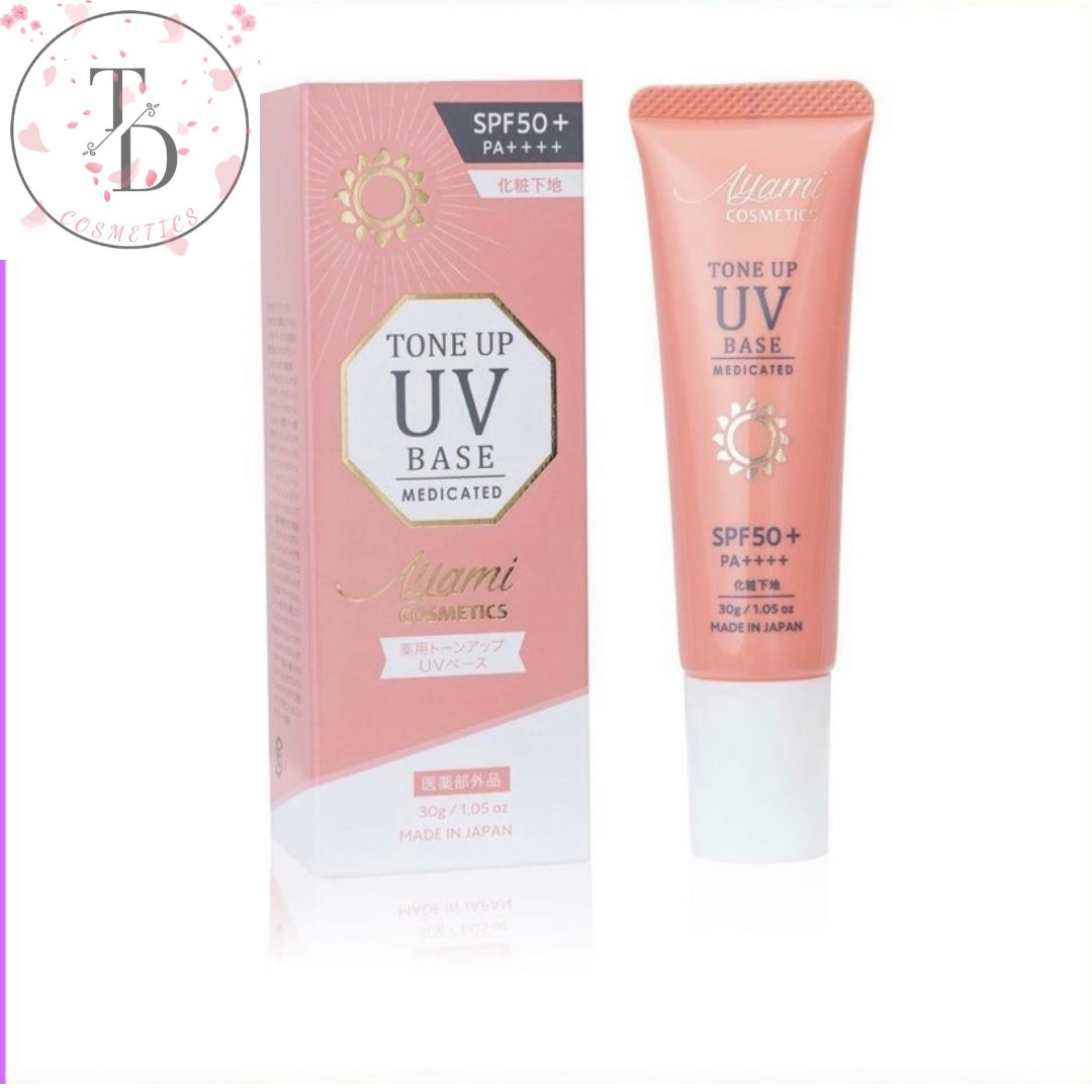 Kem chống nắng dưỡng da nhật bản nâng tone da ayami cosmetics tone up uv cream spf 50 pa++++