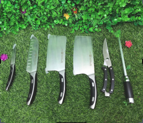 Bộ Dao đức nhà bếp 7 món của hàng bãi - bộ dao đức làm bằng thép nguyên khối SIGMAFOGER®- chính hãng Đức làm từ thép không gỉ chống dính đạt tiêu chuẩn an toàn - hàng bãi