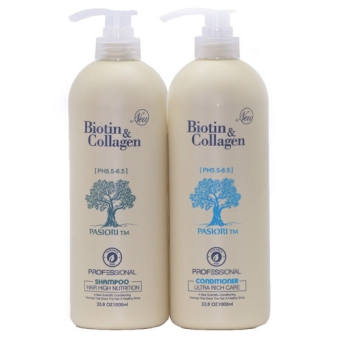 Cặp dầu gội đầu và dầu xả Biotin cao cấp, Cặp dầu gội Biotin collagen mềm mượt, Phục hồi tóc hư tổn, Ngăn ngừa rụng tóc, Kích thích mọc tóc, Dung tích 1000ml/1chai, Bảo hành 1 đổi 1, Mua ngay