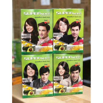 Dầu Gội Nhuộm Tóc Thảo Dược Phủ Bạc Super Nova