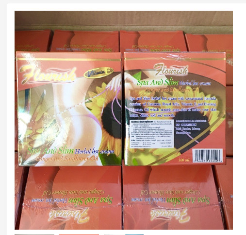 Set 2 hộp Kem tan mỡ bụng gừng ớt Flourish Thái Lan