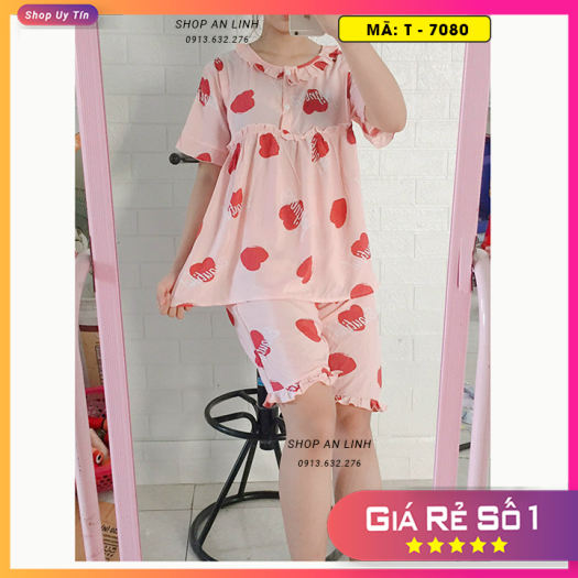 Đồ bộ bầu vải lanh mát lạnh