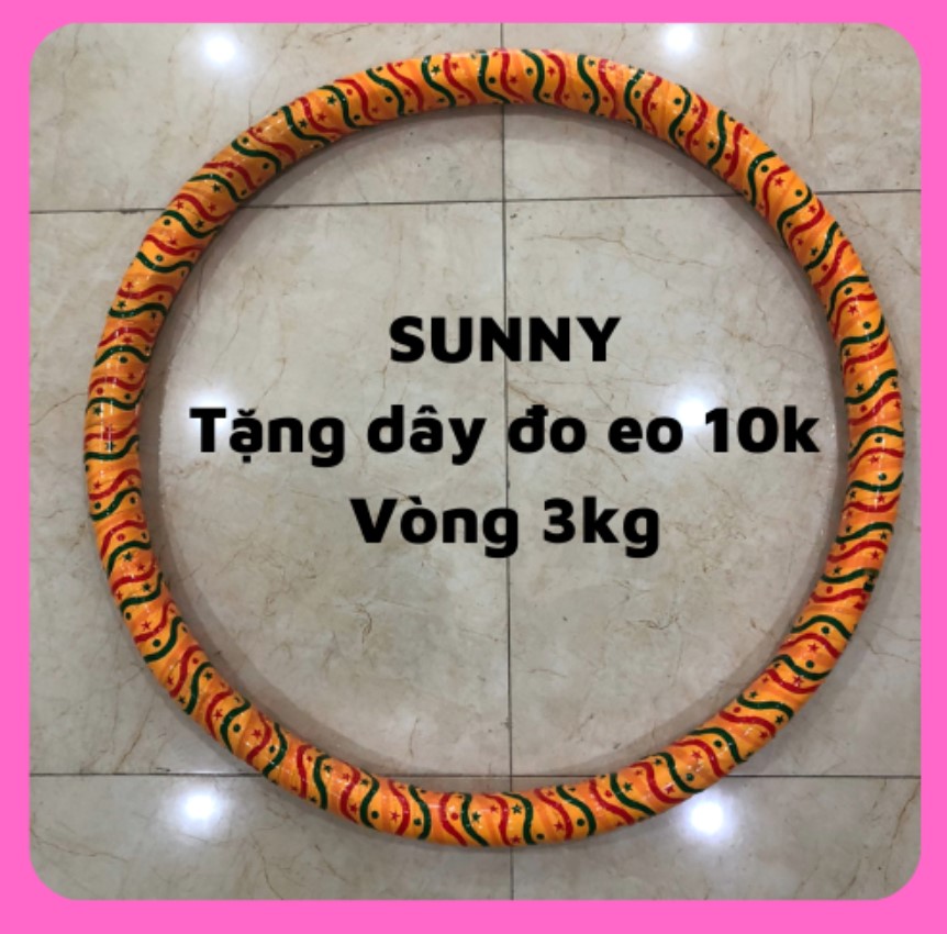 [Freeship tặng quà xinh] Vòng lắc eo bụng giảm cân SUNNY VL03 bằng mây, nhẹ, bền, chắc chắc, an toàn, giá rẻ hợp lí, lắc phê