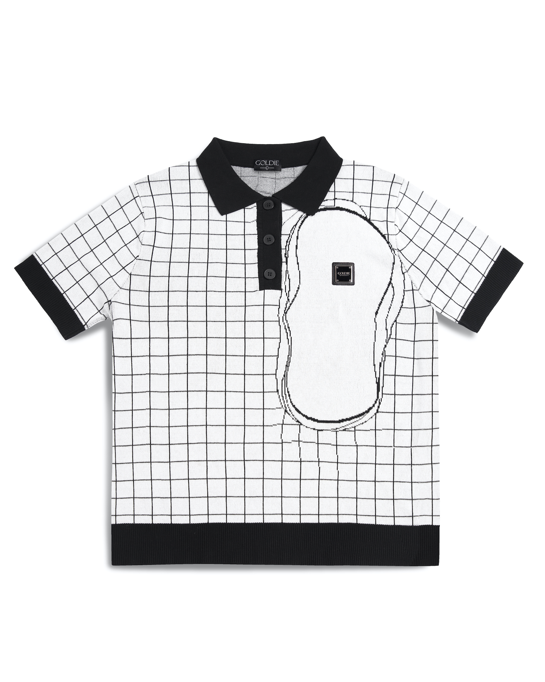 Ping pong knit polo shirt