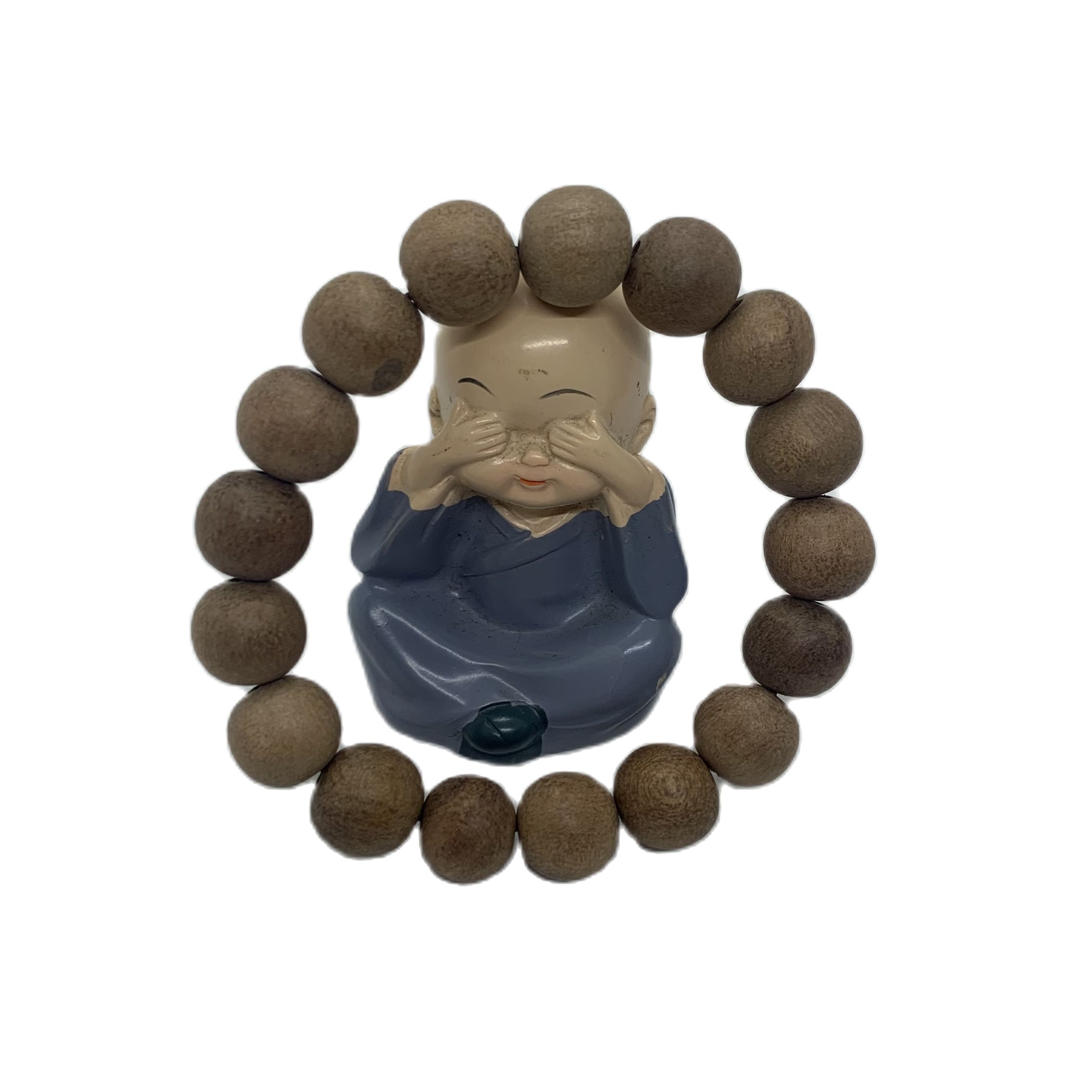 Vòng tay gỗ Xá Xị lên tuyết - mùi thơm cực đỉnh (size 12ly 17 hạt) - HAHANCO