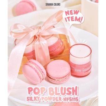 Phấn má hồng không nhũ Sivanna Pop Blush Silky Powder HF5115 - Má hồng dạng bột thái lan