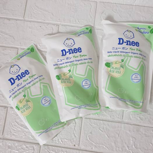 Nước giặt Dnee túi 600ml màu XANH LÁ [GÍA DÙNG THỬ ]  nước giặt nội địa thái lan