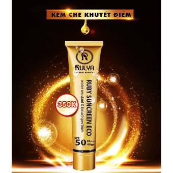 Kem che khuyết điểm Rulya Suncreen Eco độ che phủ cao không thấm nước giữ màu lên đến 24 giờ- TT365
