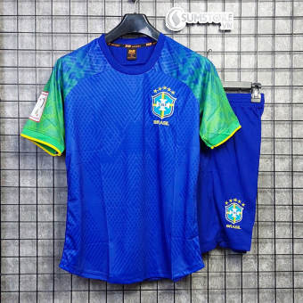 Áo Bóng Đá Brazil Xanh Mè - Áo Thể Thao Nam Nữ