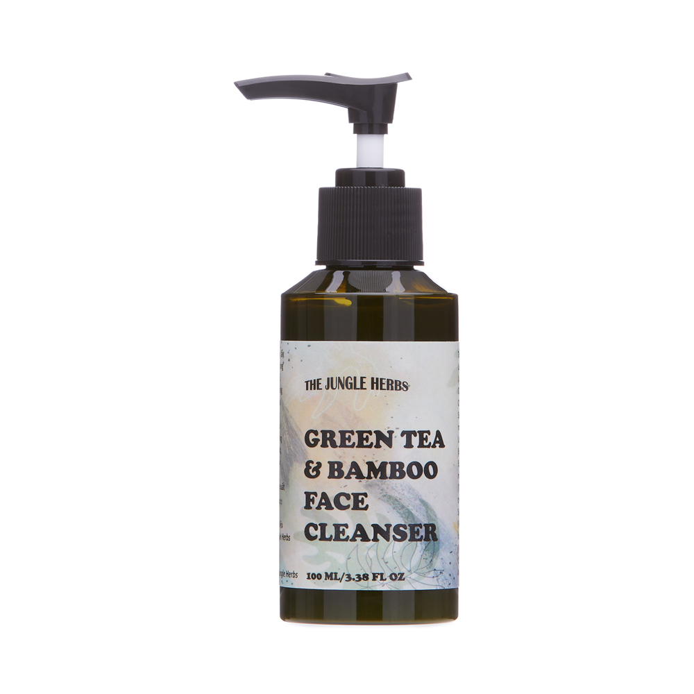 Sữa rửa mặt than tre hoạt tính 💥 The jungle Herbs 💥 làm sạch da mặt, không khô căng, giúp hạn chế viêm mụn 100Ml