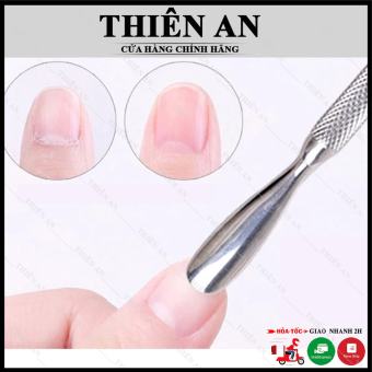 Dụng cụ làm móng cây đẩy da chết móng hai đầu tiện dụng thép không gỉ