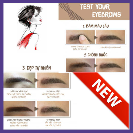 [HOT TREND] Kẻ Chân Mày Chì Kẻ Chân Mày 4D Không Thấm Nước Bền Màu Sắc Nét Như Xăm Bút Chì Kẻ Chân Mày Phẩy Sợi 4 D OPEN SHOP