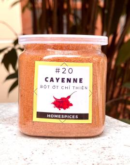 Bột ớt chỉ thiên siêu cay - Cayenne Ground siêu cay nhập khẩu