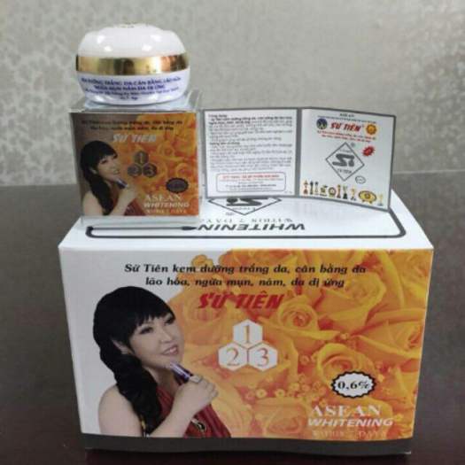 kem dưỡng trắng da sứ tiên màu trắng