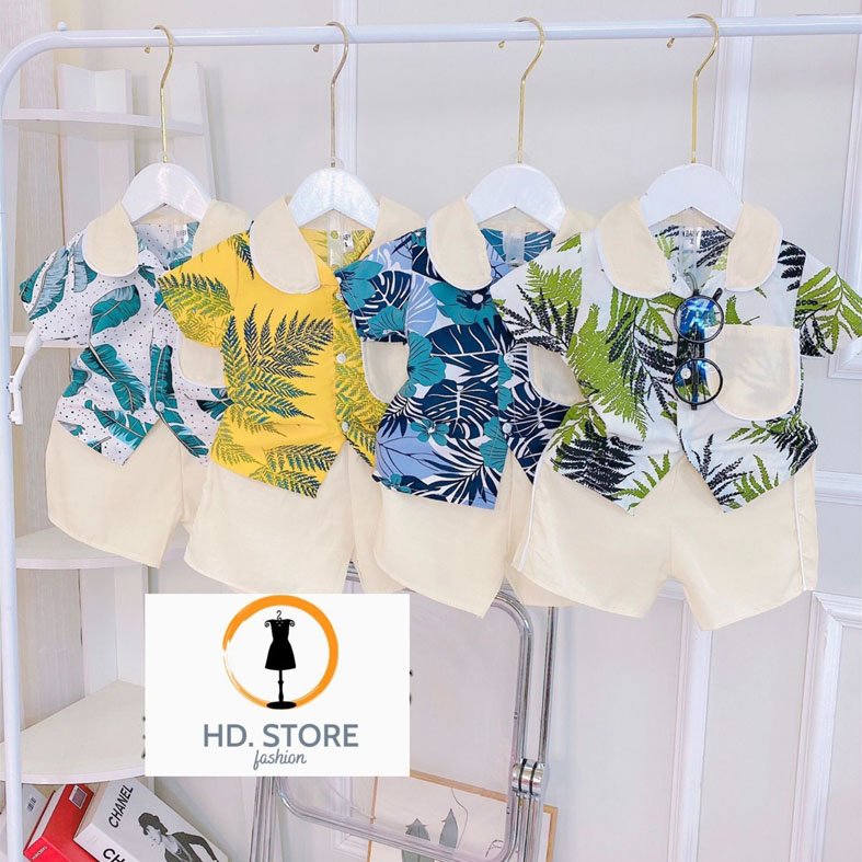 set xinh cool ngầu cho bé trai diện đi chơi, đi học size 8-19kg