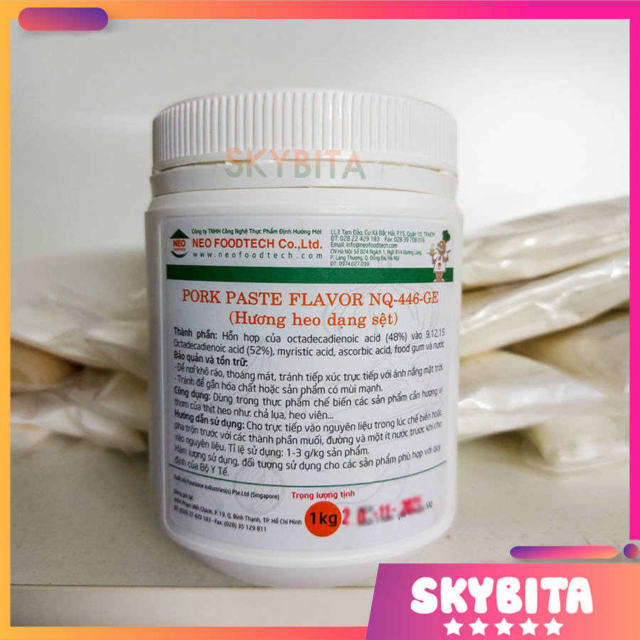 Hương thịt heo chuyên dùng cho xúc xích, chả lụa - Pork Paste Flavor NQ-446-GE