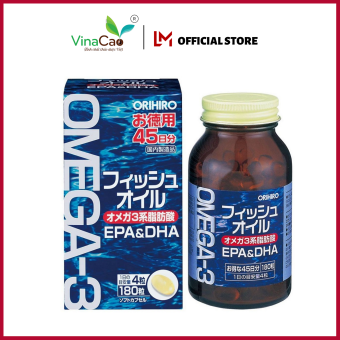 Dầu Cá Omega 3 EPA & DHA Orihiro Nhật Bản _Vinacao_
