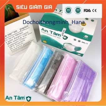, Khẩu Trang Y Tế Người Lớn , 4 lớp Vải Không Dệt & Giấy Kháng Khuẩn - An toàn cho bạn.