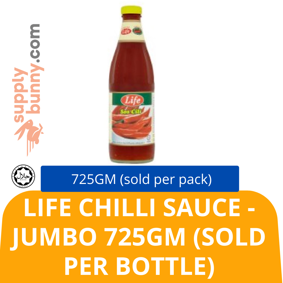 Life Chilli Sauce - Jumbo 725gm (sold per bottle) Halal