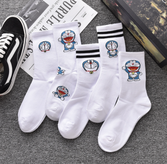 Set 5 Đôi Tất Cao Cổ Mix Doremon Siêu HOT