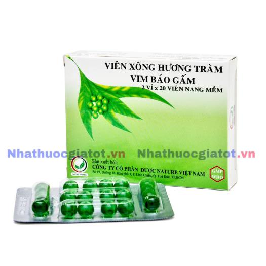 Viên Xông Hương Tràm Vim Báo Gấm