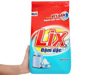 Bột giặt Lix Extra đậm đặc 3kg