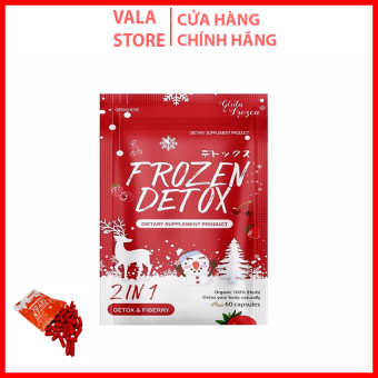 Viên uống khử cân bằng mỡ lan Frozen Detox Package 60 viên